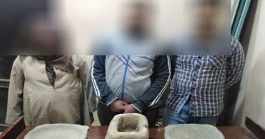ضبط قطع أثرية رومانية بحوزة 3 أشخاص نقبوا عن الآثار أسفل منزلهم بسوهاج