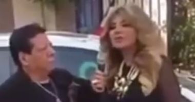 بوسى شلبى تنعى شعبان عبد الرحيم بنشر أحد لقاءاتها معه أمام منزله بالهرم.. فيديو