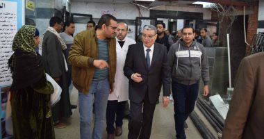 محافظ المنيا يتفقد مستشفى التأمين الصحى ويوجه بتوفير جهاز قسطرة القلب