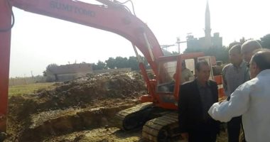 البدء فى إنشاء محطة صرف صحى بوردان وتسليم 1000 فدان لاستخدامها غابة شجرية بالعياط