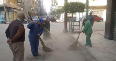 صور .. حى ثان طنطا بالغربية يشن حملة نظافة مكبرة