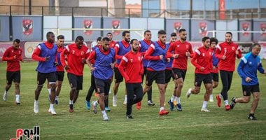 تدريبات ترفيهية فى الأهلى ليلة مواجهة الهلال فى دورى أبطال افريقيا