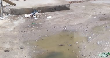 شكوى من طفح مياه الصرف الصحى بشارع فلسطين بمدينه الصف