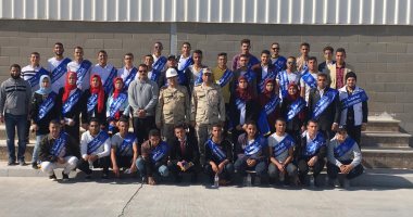 طلاب جامعة بنها يزورون مدينة ومنتجع الجلالة.. صور