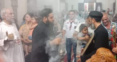 إيبارشية طموه تحتفل بعيد الشهيد أبى سيفين فى ديره الأثرى