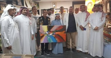 افتتاح معرض التشكيلى السعودى عبد الله حماس فى جاليرى ضى