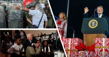العالم هذا الصباح.. واشنطن تعلن الاحتفال بأعياد الميلاد بإضاءة شجرة الكريسماس الرئيسية.. يوم جديد من الفوضى فى تشيلى.. اشتباكات عنيفة بين الشرطة والمحتجين.. وبايدن يواصل حملاته الانتخابية فى واترلو الأمريكية
