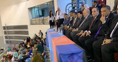 فيديو .. وزير الرياضة يفتتح البطولة الافريقية للأندية سيدات السلة باستاد القاهرة