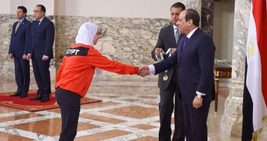 ياسمين الجويلى بطلة الكاراتيه: تكريم الرئيس حافز قوى لحصد مزيد من الألقاب