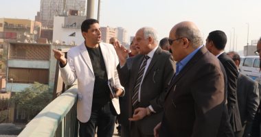 صور.. محافظ الجيزة يوجه بسرعة الانتهاء من طلاء العقارات بالطريق الدائرى