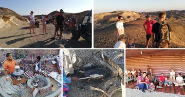 سفارى مرسى علم قُبلة السياح للاستمتاع بالطبيعة الصحراوية.. مشاهدة الغروب والعشاء البدوى وركوب الجمال أهم الأنشطة.. والطريق الجديد ومطار برنيس يفتح أسواقا جديدة وضاعف فرص العمل ونسب إشغال الفنادق