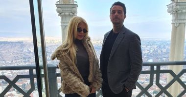 صور.. أحمد الفيشاوي وهيفاء وهبى من كواليس فيلم "أشباح أوروبا"