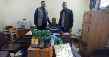 جمارك قسطل تضبط محاولتى تهريب وإدخال أدوية و"شيش" إلكترونية