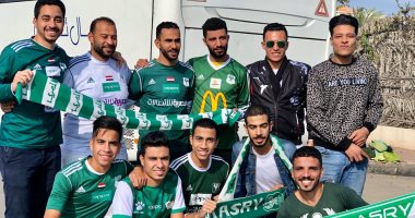 جماهير المصرى فى الطريق إلى الإسكندرية لمؤازرة الفريق أمام رينجرز.. صور