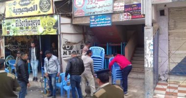 صور.. حملات لإزالة الاشغالات بشوارع مدينة كفر الشيخ