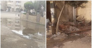 كسر ماسورة المياه وعمود كهربائى.. شكوى "هشام" من المحمودية البحيرة
