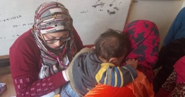 صور.. قوافل الإصلاح البيئى بجامعة القناة تعالج 753 حالة بالسويس 