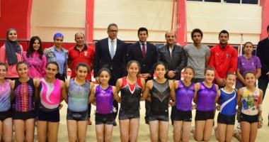 وزيرا الرياضة والآثار يلتقيان منتخب الجمباز ويبحثان إقامة بطولة تحت سفح الهرم