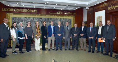 صور.. محافظ الأقصر يستقبل وفد الوكالة الأمريكية للتنمية الدولية