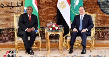رئيس جنوب أفريقيا: أهنئ السيسى على طريقته الرائعة فى قيادة قارتنا