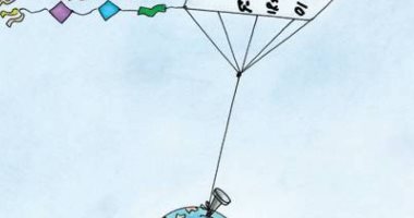 كاريكاتير صحيفة كويتية.. الإحتفاء بالإعلان العالمى لحقوق الإنسان