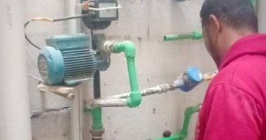 ضبط توصيلات مياه شرب غير قانونية بدمياط الجديدة