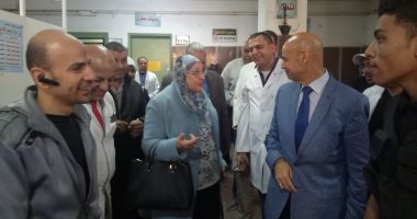 وكيل صحة الشرقية يستقبل مستشارة وزيرة الصحة بمستشفى فاقوس النموذجى