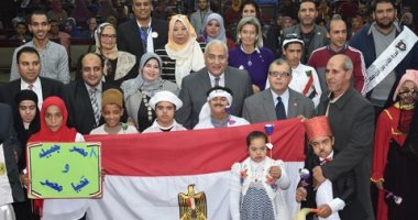 صور.. احتفالية جامعة مدينة السادات باليوم العالمى لمتحدى الإعاقة