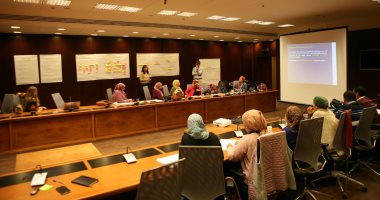 شاهد..ختام ورشة "إدارة المواقع الأثرية" فى المتحف القومى للحضارة المصرية