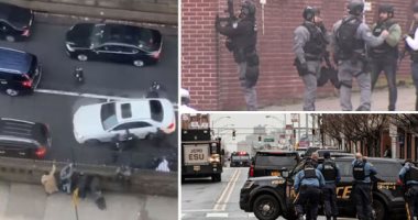 تفاصيل حادث إطلاق النار فى ولاية نيوجيرسى الأمريكية.. المدينة تتحول لساحة حرب.. سقوط 6 قتلى بينهم مسلحان وضابط فى إطلاق نار بأحد الأسواق.. الشرطة تجلى السكان من المنطقة.. ومسئول: لا علاقة للحادث بالإرهاب