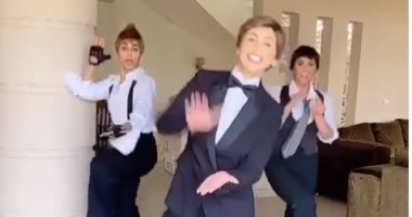 مى سليم وأشقائها "آل حمدان" يستعرضن مواهبهن فى فيديو جديد