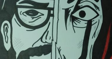 قارئ يشارك برسومات فنية.. ويؤكد: بحب الرسم من الطفولة