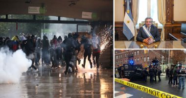صور.. العالم هذا الصباح.. مقتل 6 فى حادث إطلاق نار بولاية نيوجيرسى الأمريكية.. احتفالات فى الأرجنتين بعد تتويج ألبرتو فرنانديز رئيسا جديدا للبلاد.. اشتباكات فى كولومبيا تزامنا مع اليوم العالمى لحقوق الإنسان