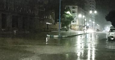 صور.. سقوط أمطار رعدية على مناطق متفرقة بمطروح والساحل الشمالى