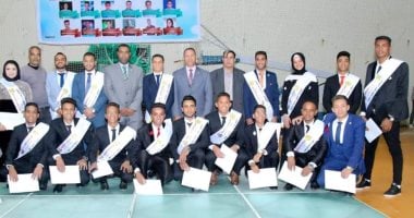  التربية الرياضية بجامعة الوادى الجديد تنظم حفل تنصيب اتحاد الطلاب