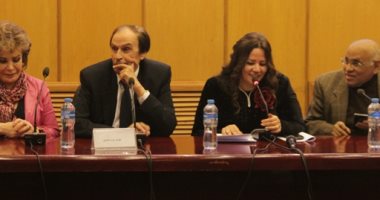 يوسف القعيد فى ندوة "زقاق المعجزات" الكتابة بالنسبة لمحفوظ هى فعل الوجود