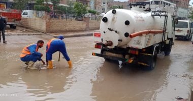 التنمية المحلية: سيارات إضافية لسرعة شفط مياه الأمطار فى كفر الشيخ والإسكندرية