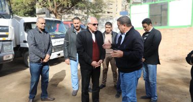 محافظ الجيزة يتفقد حالة النظافة والاشغالات بالطرق والمحاور الرئيسية