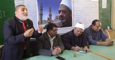 الرى تعقد ندوات التوعية المائية لعلماء اﻷزهر الشريف بمحافظة المنيا 