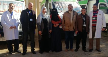 صور.. وكيل صحة الفيوم تتفقد القافلة الطبية بشكشوك