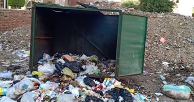 قارئ يشكو تهالك صناديق القمامة وتسببها بالأمراض للمواطنين بشبين القناطر