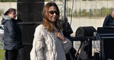 نانسى عجرم تجرى البروفة النهائية لحفلها الغنائى فى التجمع الخامس