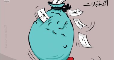 كاريكاتير صحيفة كويتية.. التلاميذ ضحية الدروس والمراجعات