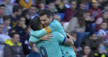 ريال سوسيداد ضد برشلونة.. سواريز يضيف الثاني من "أسيست" عالمي لميسي "فيديو"