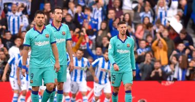 ريال سوسيداد يتعادل ضد برشلونة في الدقيقة 62.. فيديو