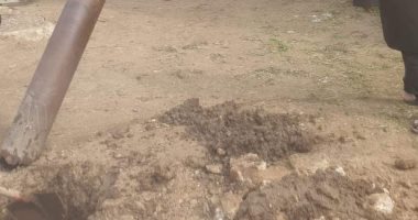 الأمطار تتسبب فى سقوط عامود إنارة بجمجرة الجديدة ببنها