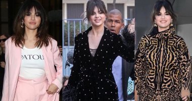 سيلينا جوميز بـ3 إطلالات من وحى أسابيع الموضة فى جولتها الترويجية الأخيرة