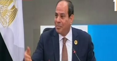 الرئيس السيسى: مصر نجت من مصير صعب بسبب تماسك جيشها ووحدته