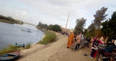 انتشال جثة عامل غرق بعد سقوطه بالتروسيكل بمياه النيل بالقليوبية