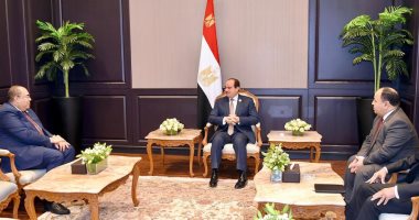 السيسي يلتقى محمود محيى الدين.. ويؤكد: تعاون إيجابى بين مصر والبنك الدولى